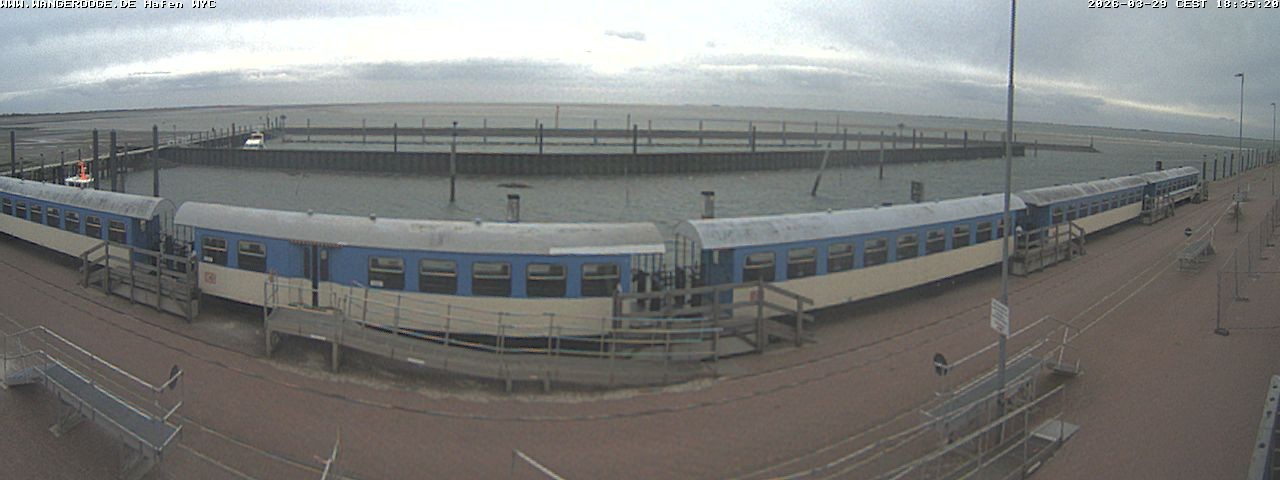 Archiv Foto Webcam Wangerooge Hafen