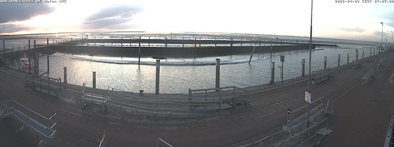 Archived image Webcam Wangerooge Harbour