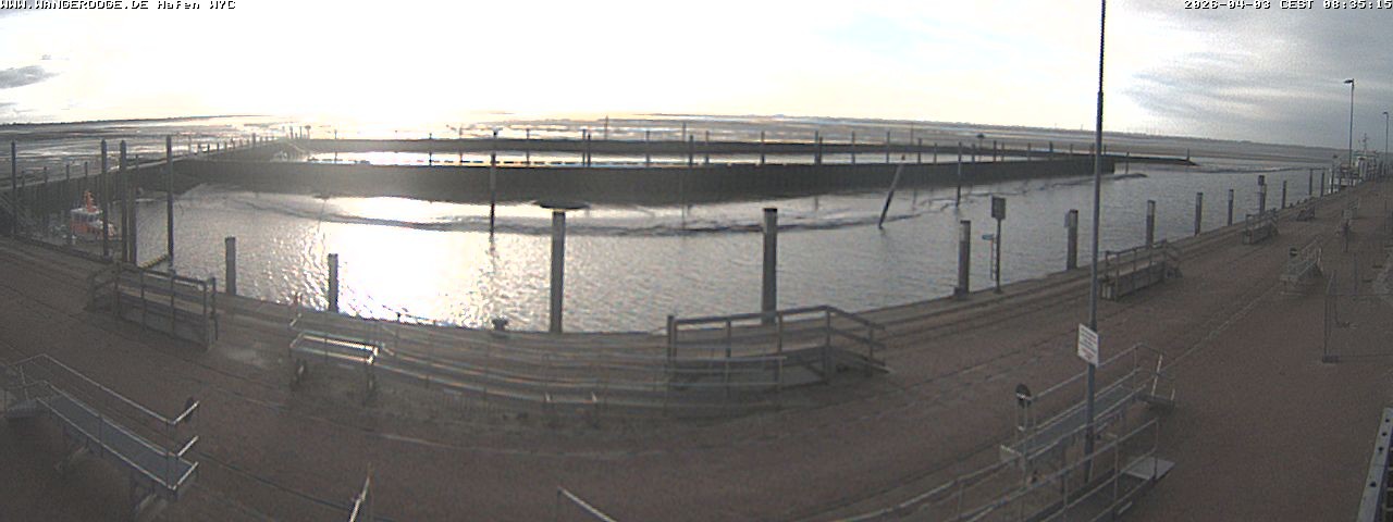 Archived image Webcam Wangerooge Harbour