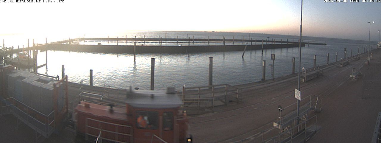 Archiv Foto Webcam Wangerooge Hafen