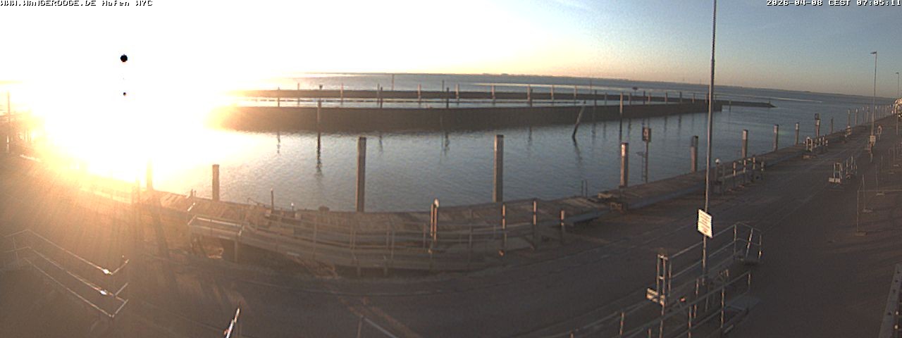 Archiv Foto Webcam Wangerooge Hafen
