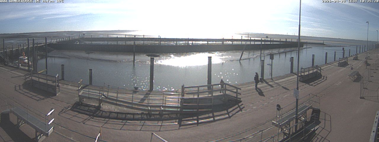 Archiv Foto Webcam Wangerooge Hafen