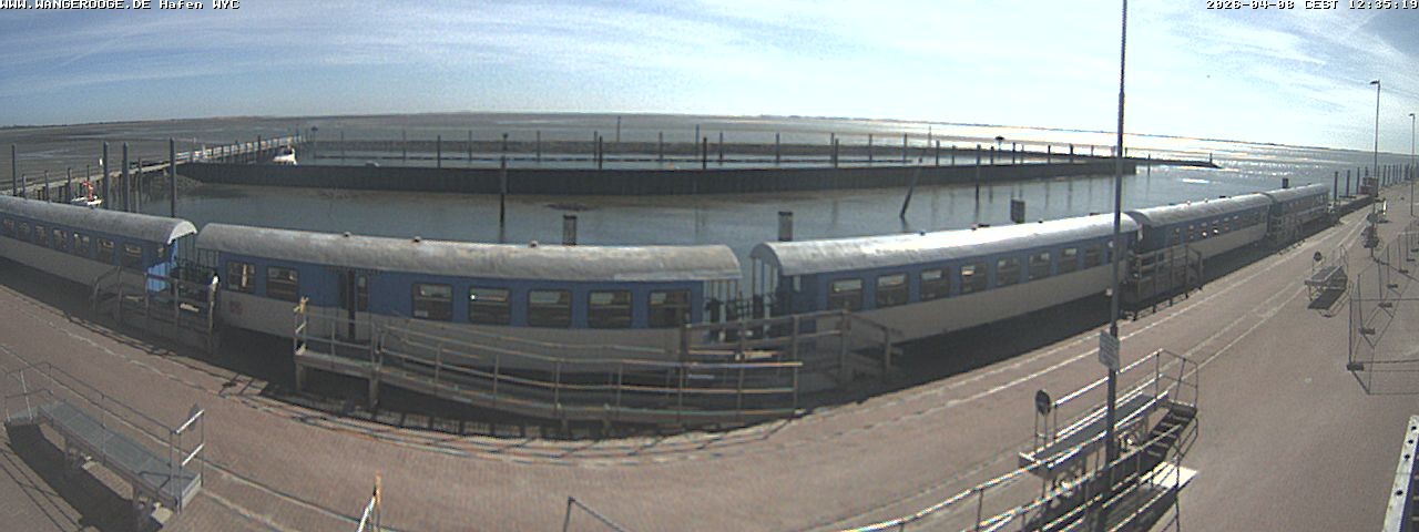 Archiv Foto Webcam Wangerooge Hafen