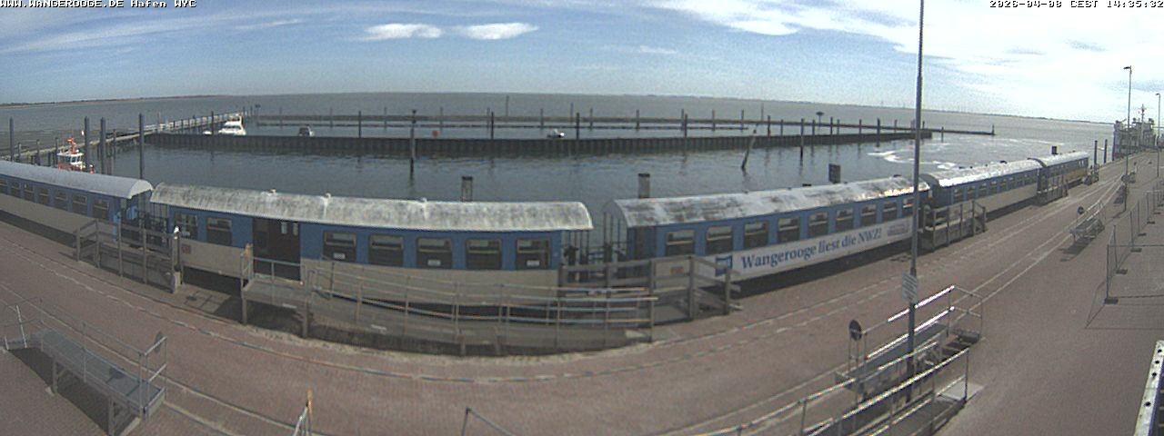 Archiv Foto Webcam Wangerooge Hafen