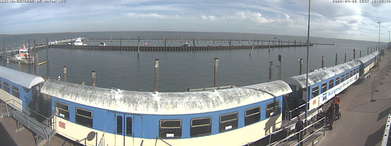 Archiv Foto Webcam Wangerooge Hafen