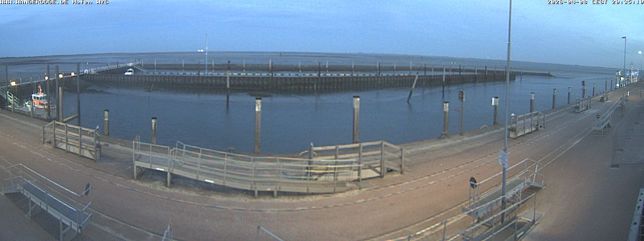 Archiv Foto Webcam Wangerooge Hafen