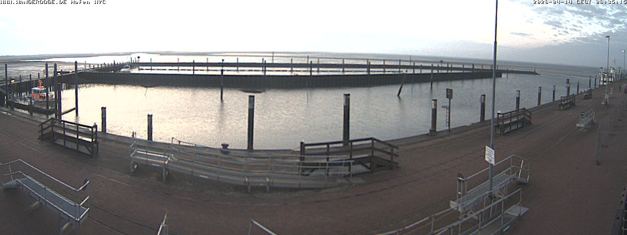 Archiv Foto Webcam Wangerooge Hafen