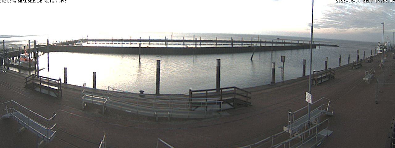 Archiv Foto Webcam Wangerooge Hafen