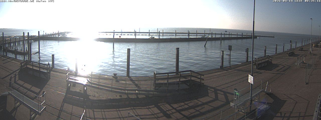 Archiv Foto Webcam Wangerooge Hafen