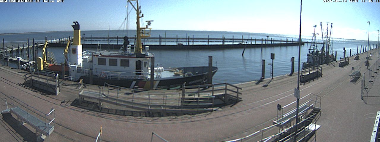Archiv Foto Webcam Wangerooge Hafen