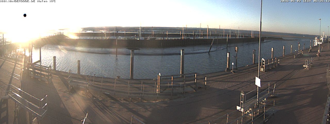 Archiv Foto Webcam Wangerooge Hafen