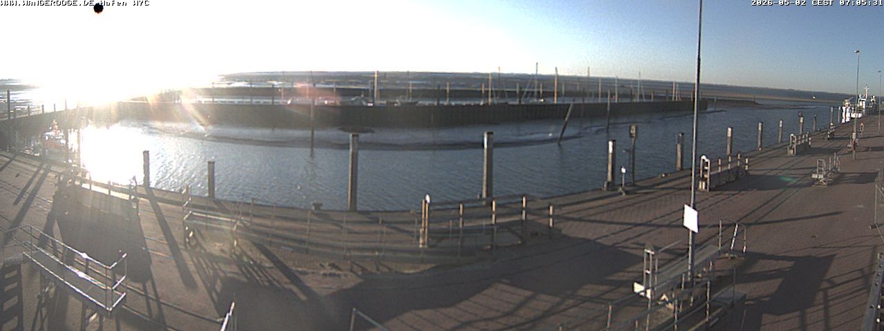 Archiv Foto Webcam Wangerooge Hafen