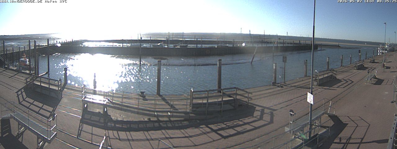 Archiv Foto Webcam Wangerooge Hafen