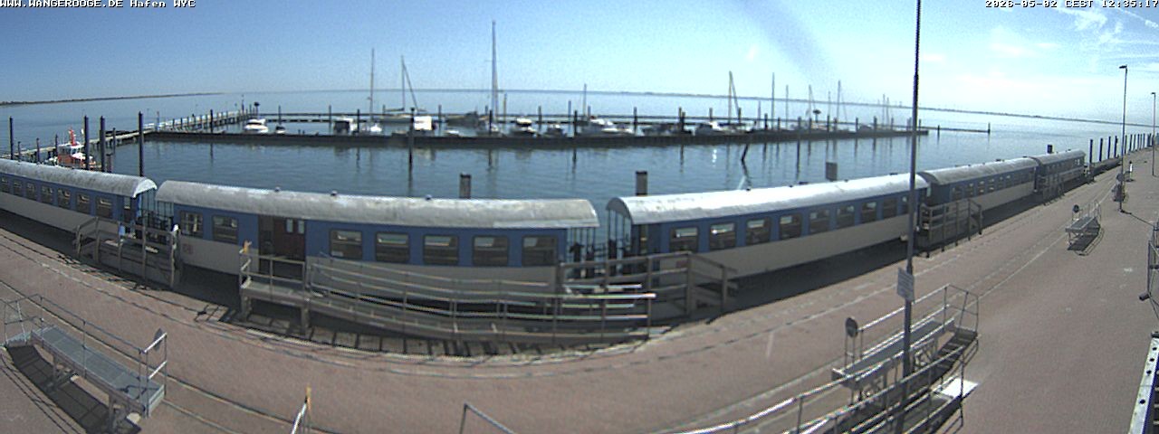 Archiv Foto Webcam Wangerooge Hafen