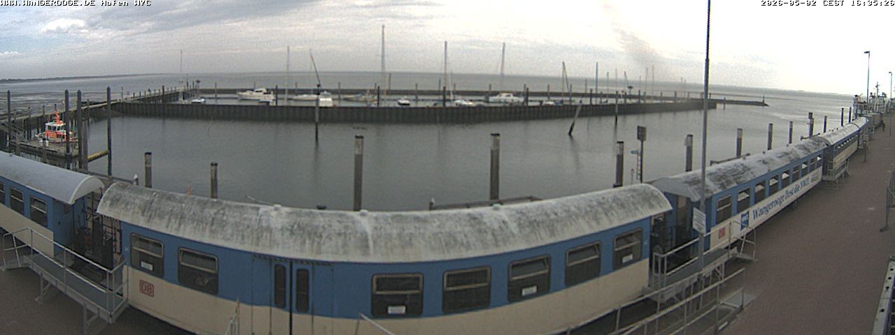 Archiv Foto Webcam Wangerooge Hafen