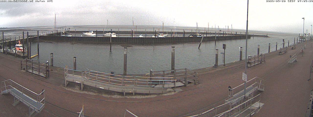 Archiv Foto Webcam Wangerooge Hafen