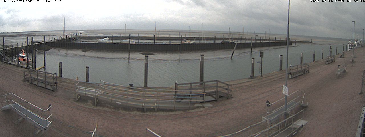 Archiv Foto Webcam Wangerooge Hafen