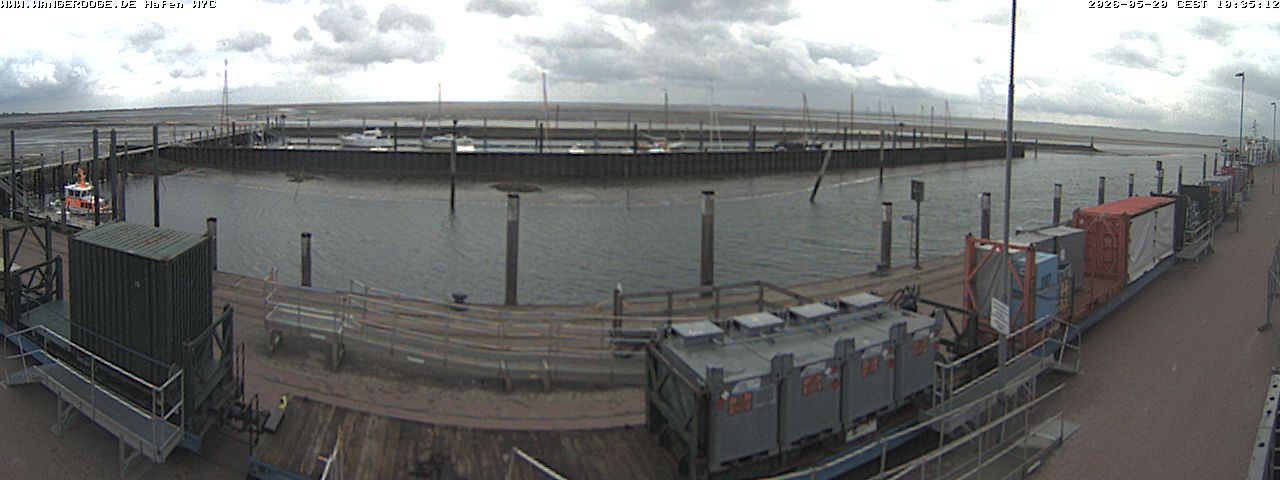 Archiv Foto Webcam Wangerooge Hafen