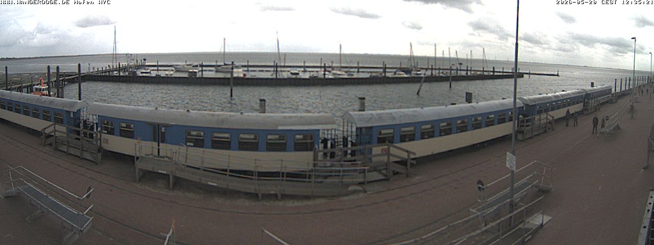 Archiv Foto Webcam Wangerooge Hafen