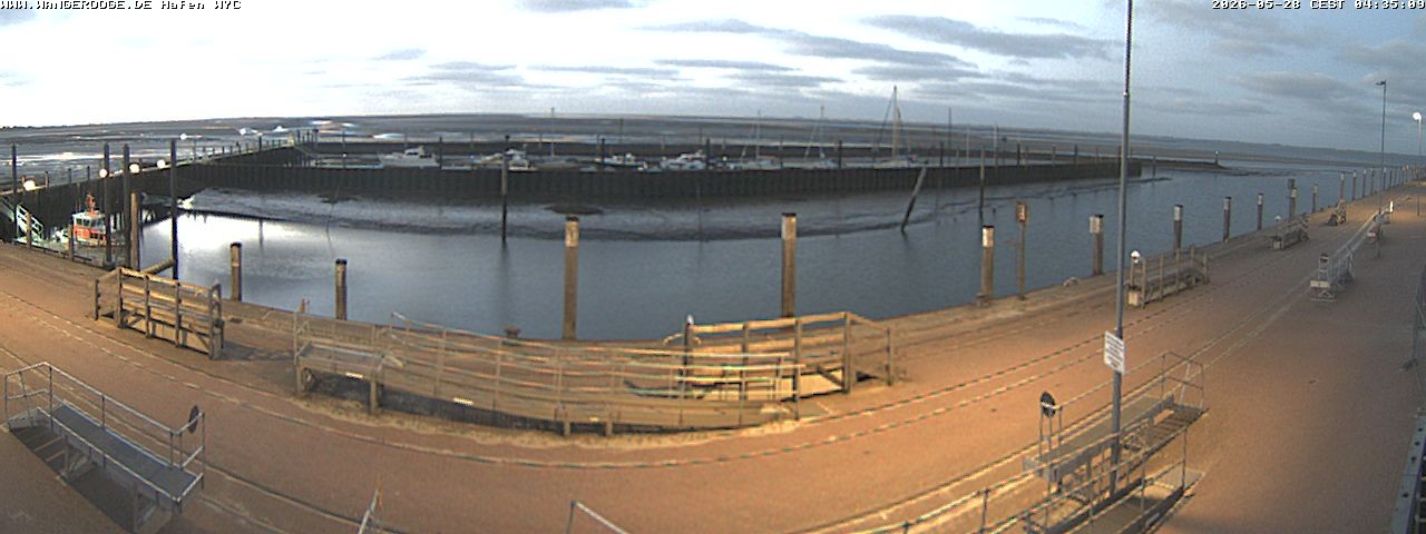 Archiv Foto Webcam Wangerooge Hafen