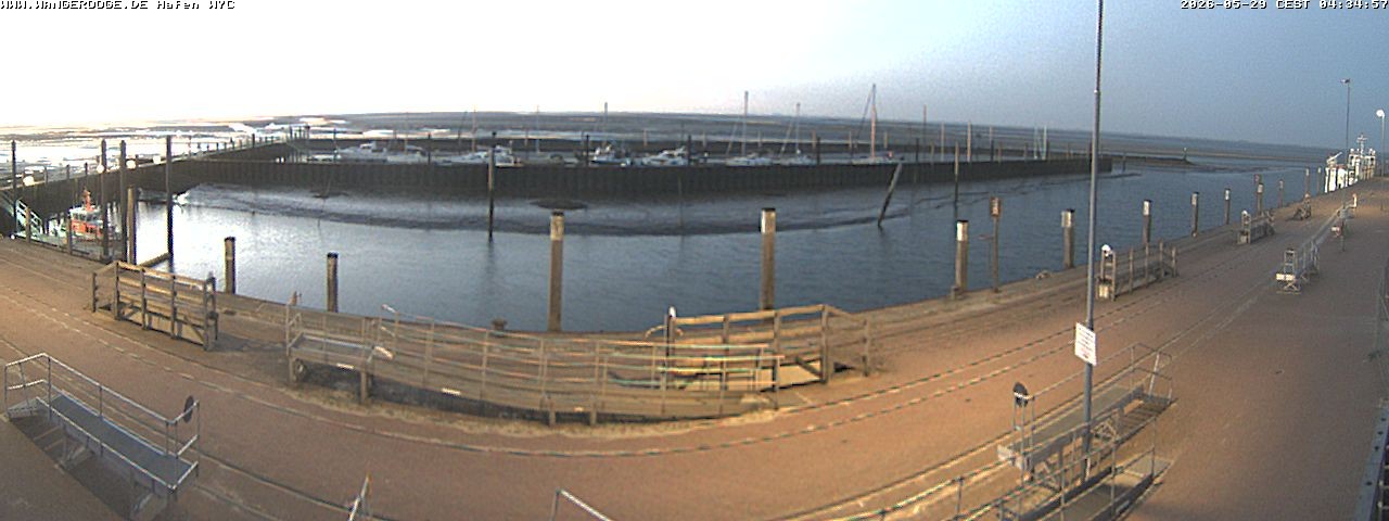 Archiv Foto Webcam Wangerooge Hafen