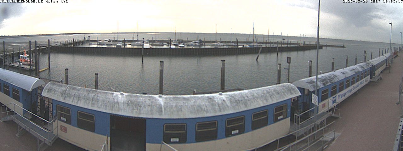 Archiv Foto Webcam Wangerooge Hafen