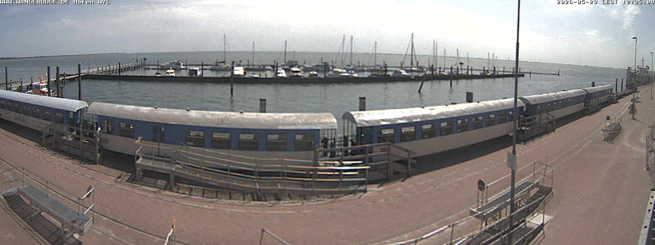Archiv Foto Webcam Wangerooge Hafen