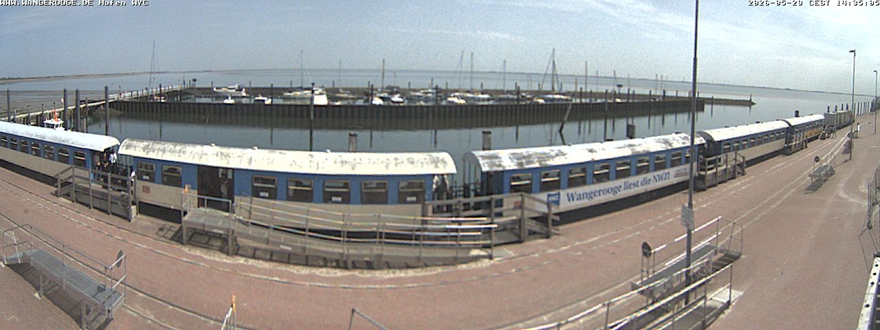 Archiv Foto Webcam Wangerooge Hafen