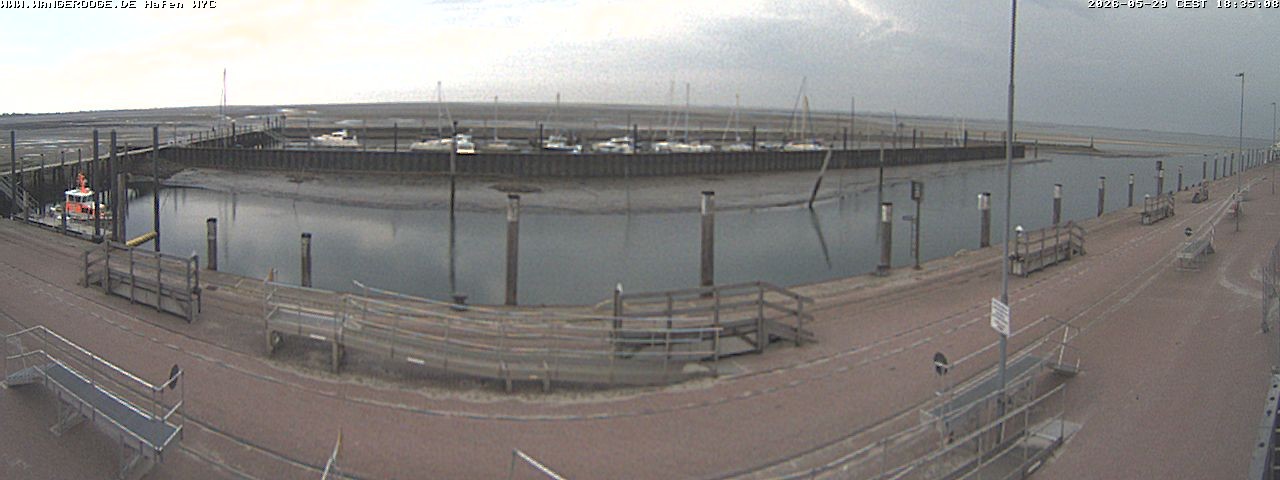 Archiv Foto Webcam Wangerooge Hafen