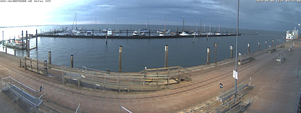 Archiv Foto Webcam Wangerooge Hafen