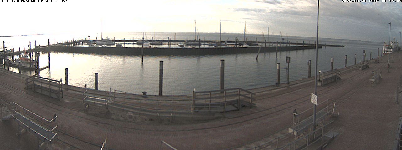 Archiv Foto Webcam Wangerooge Hafen
