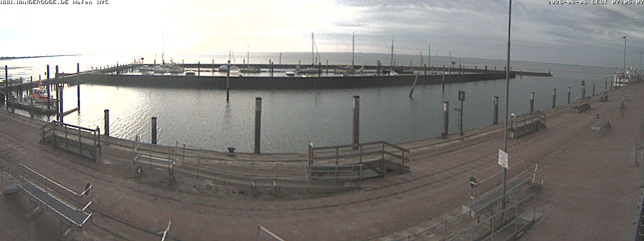Archiv Foto Webcam Wangerooge Hafen