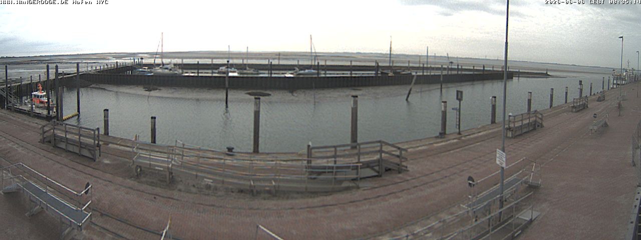 Archiv Foto Webcam Wangerooge Hafen