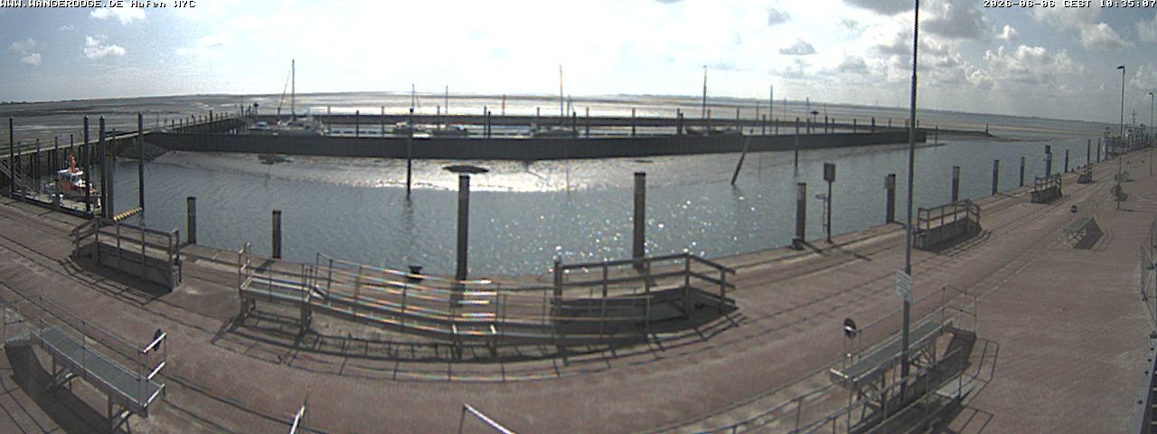 Archiv Foto Webcam Wangerooge Hafen