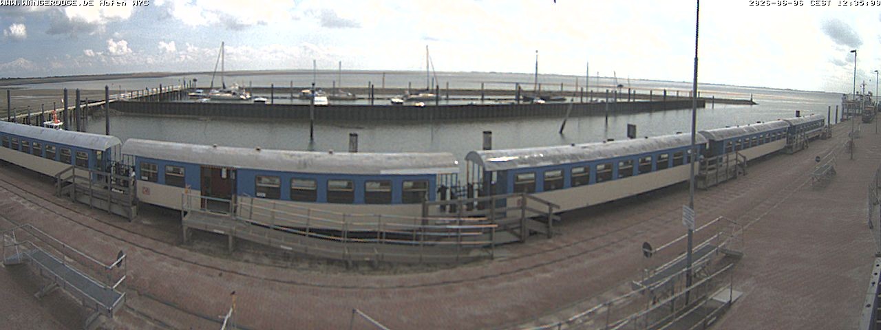Archiv Foto Webcam Wangerooge Hafen