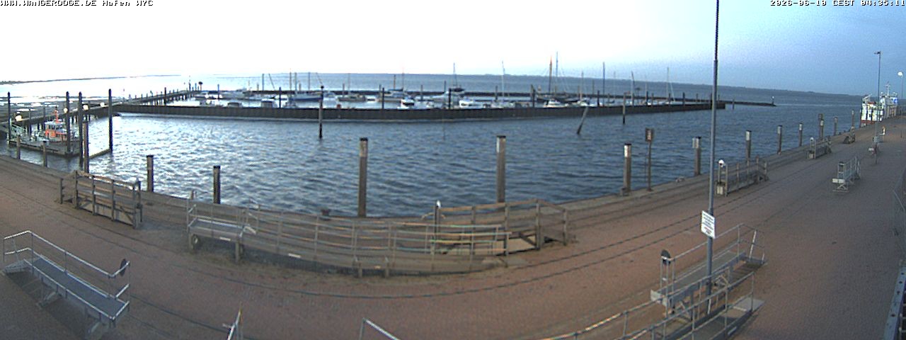 Archiv Foto Webcam Wangerooge Hafen