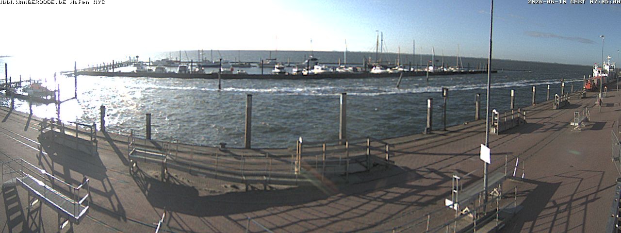 Archiv Foto Webcam Wangerooge Hafen