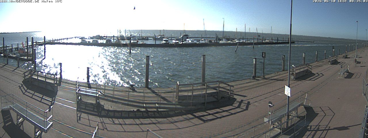 Archiv Foto Webcam Wangerooge Hafen