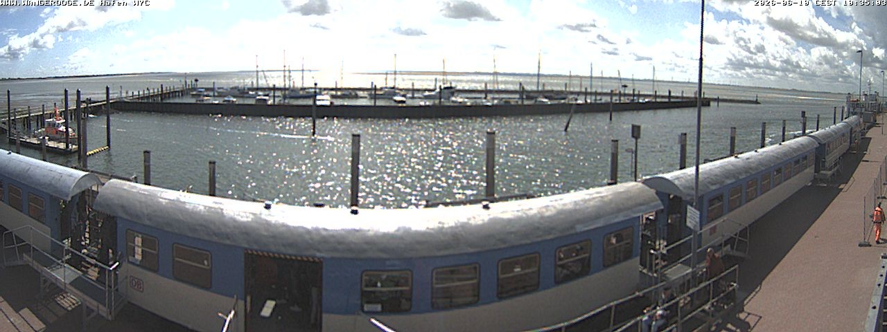 Archiv Foto Webcam Wangerooge Hafen