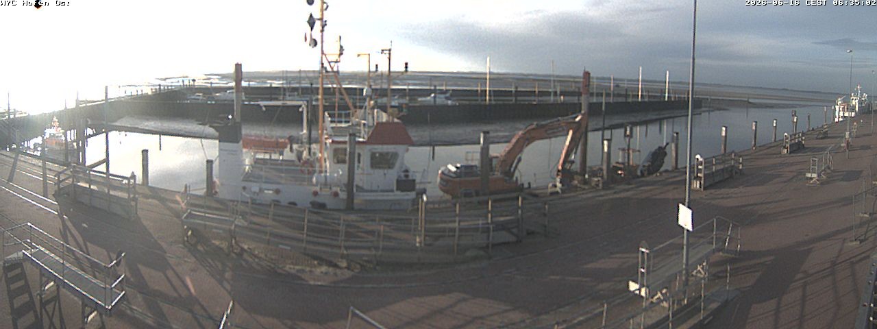 Archiv Foto Webcam Wangerooge Hafen