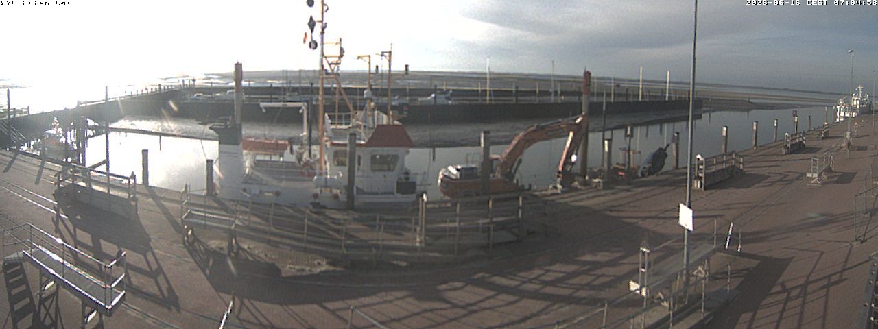 Archiv Foto Webcam Wangerooge Hafen