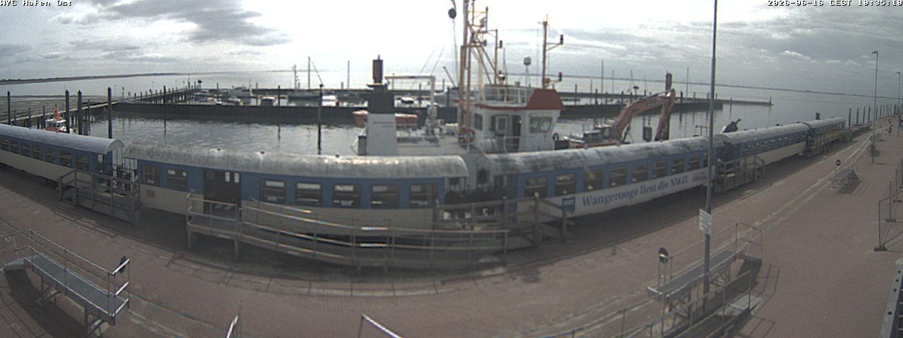 Archiv Foto Webcam Wangerooge Hafen