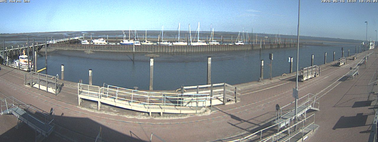 Archiv Foto Webcam Wangerooge Hafen