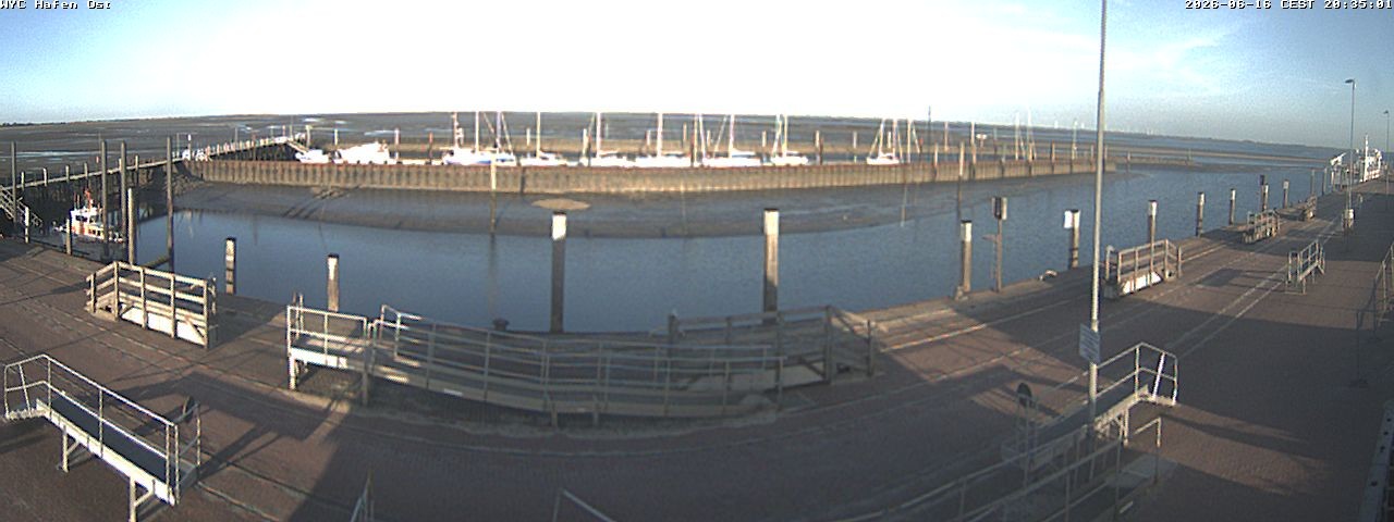 Archiv Foto Webcam Wangerooge Hafen