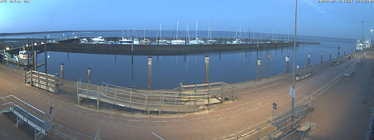 Archived image Webcam Wangerooge Harbour