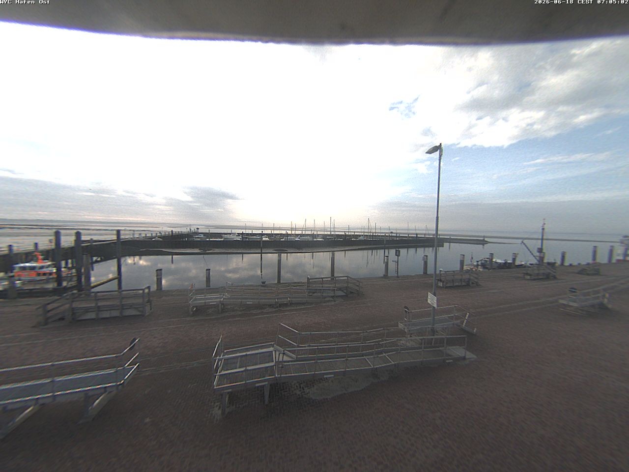 Archiv Foto Webcam Wangerooge Hafen