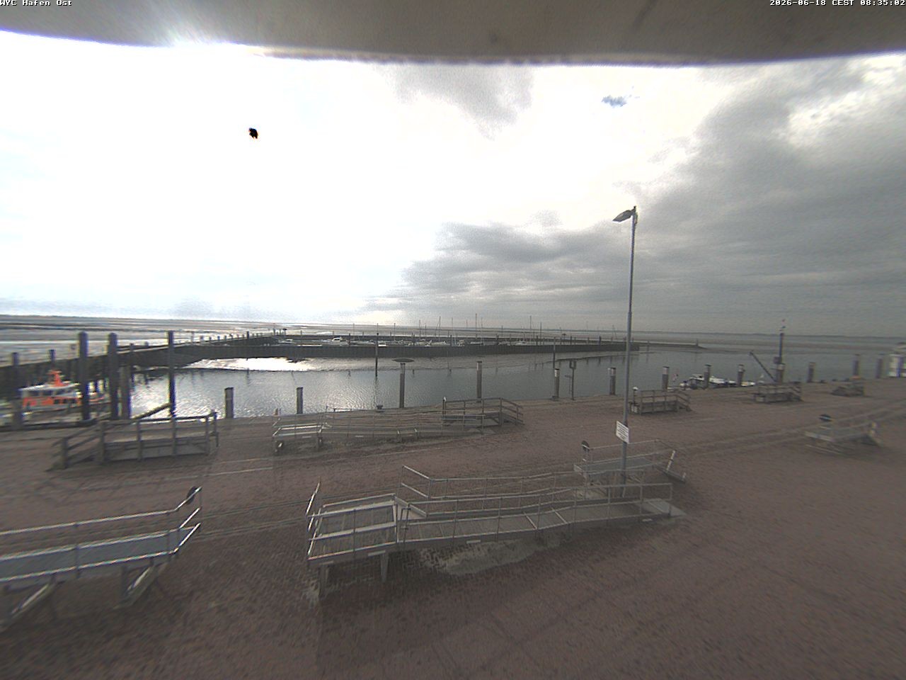 Archiv Foto Webcam Wangerooge Hafen