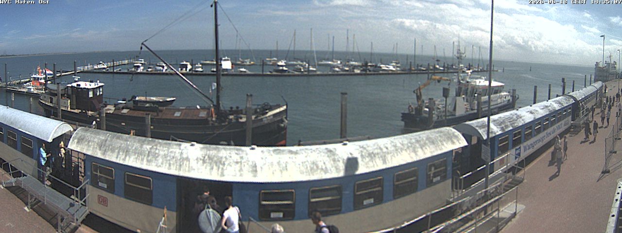 Archiv Foto Webcam Wangerooge Hafen