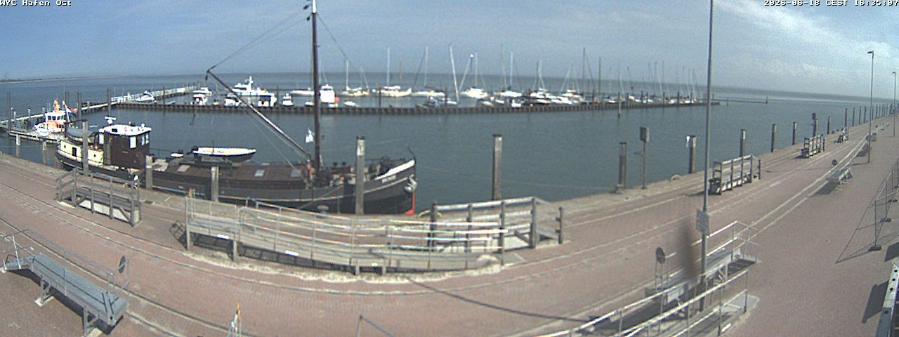 Archiv Foto Webcam Wangerooge Hafen