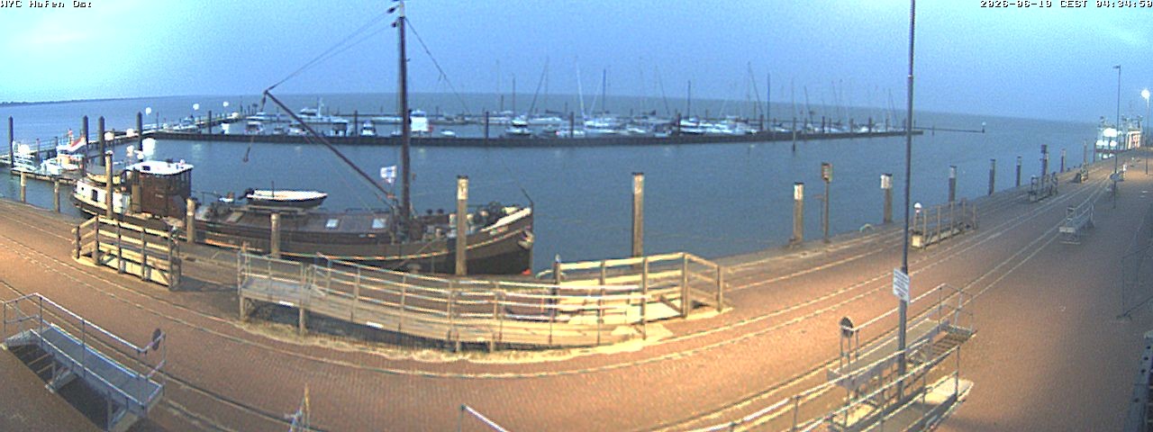 Archiv Foto Webcam Wangerooge Hafen
